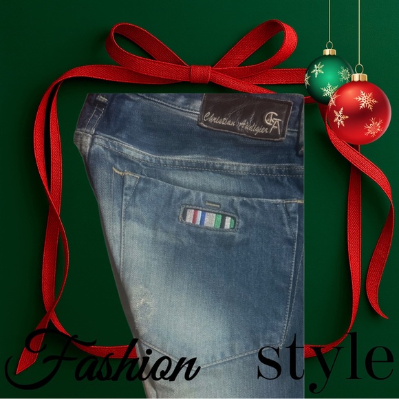 “RARE” Christian Audigier Men's Denim Jeans 34/34 - Picture 13 of 13